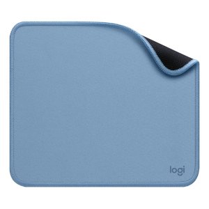 Alfombrilla Logitech Studio Material Reciclado Pet Superficie Tela Goma Antideslizante 230x200mm Gris Azulado 2