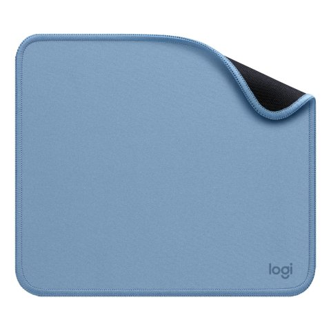 Alfombrilla Logitech Studio Material Reciclado Pet Superficie Tela Goma Antideslizante 230x200mm Gris Azulado