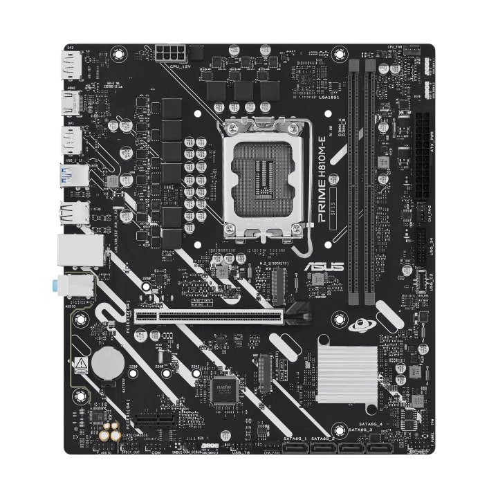(km0) Pb Asus Prime H810m-e-csm Skt Lga1851 Microatx 2xddr5 Displayport Hdmi Lan Usb 5gbps Cash30