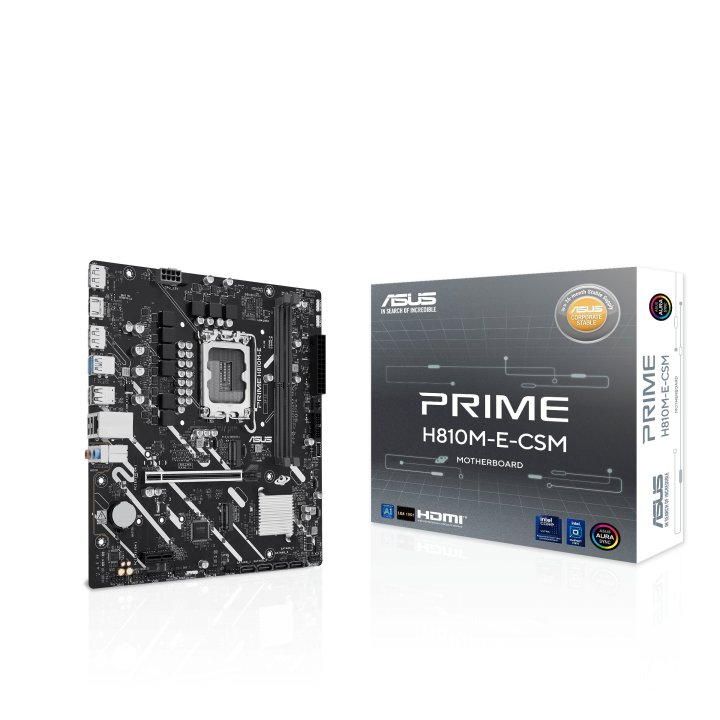 (km0) Pb Asus Prime H810m-e-csm Skt Lga1851 Microatx 2xddr5 Displayport Hdmi Lan Usb 5gbps Cash30