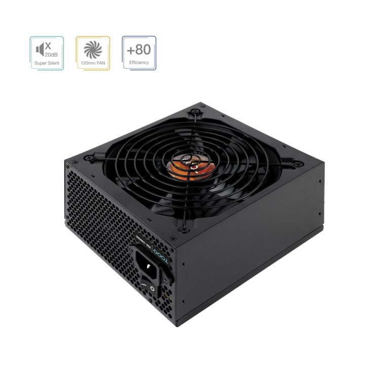 Fuente De Alimentacion Tooq Tqhelios-750sp 750w 80 Plus Bronze Pfc Activo Atx 12v 12cm Negro