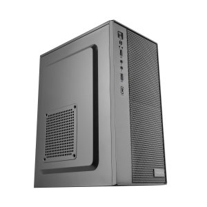 Caja Micro Atx Tacens Anima Ac7500 Con Fuente 500w Frontal 3d Disipador Max 140mm Gpu Max 250mm Negra