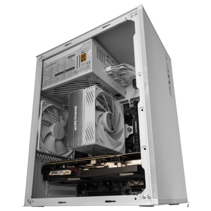 Caja Microatx Mars Gaming Mc-meshprow Gpu Max...