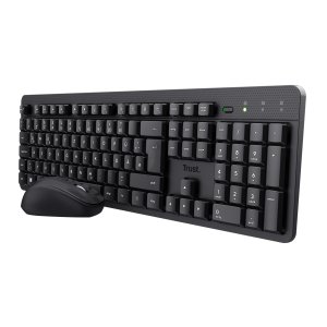 (km0) Teclado Y Mouse Trust Wireless Tkm-360 Silencioso Cash30