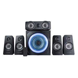 (km0) Altavoces 5.1 Gaming Trust Gxt 658 Tytan Surround Rms 90w (compatible Pc Y Consolas) Cash30 2