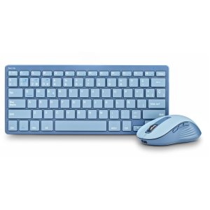 (km0) Teclado Y Mouse Ngs Wireless Silencioso Recargable Con 12 Multimedia Frances Cash30 2