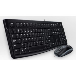 Teclado Y Mouse Logitech Mk120 Con Cable Portugues Usb P n 920-002547 2