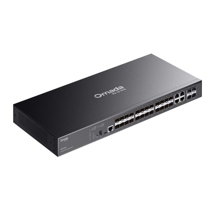 Switch Gestionable L3 Tp-link Omada Sg5428xf Lite Stackable 20xsfp 4xcombo 4x10gb Sfp+ Omada Sdn