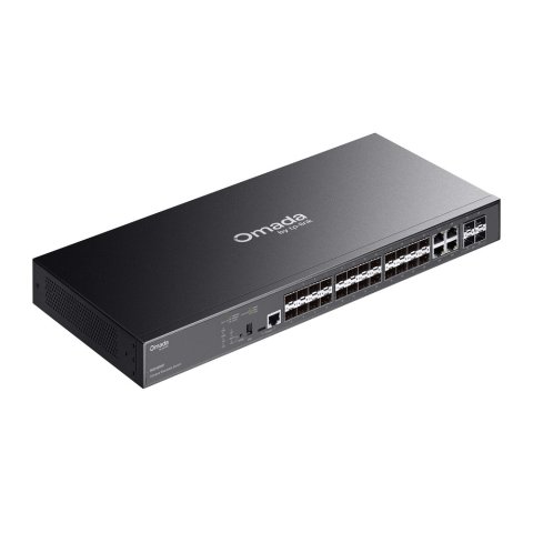 Switch Gestionable L3 Tp-link Omada Sg5428xf Lite Stackable 20xsfp 4xcombo 4x10gb Sfp+ Omada Sdn
