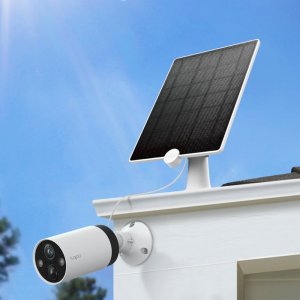 Panel Solar Para Camaras Tp-link Tapo A200 4.5w Micro-usb Cable 4m Ip65 Ajustable 360º Blanco 2
