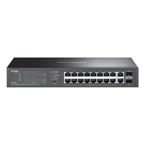 Switch Semigestionable Tp-link Omada Es220gp Gigabit 16xpoe+ 2xrj45 2xsfp 150w Fanless Rack