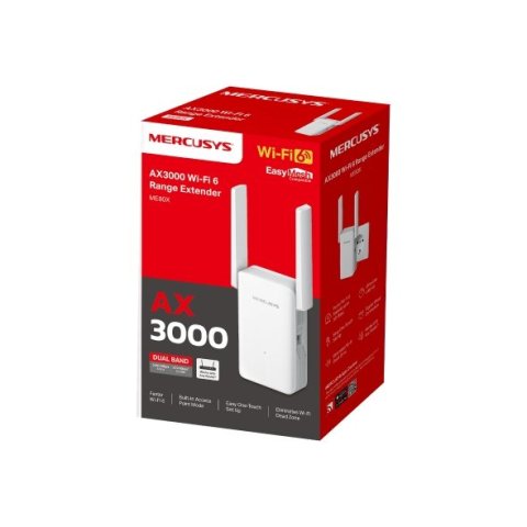 Range Extender Wifi 6 Mercusys Me80x Ax3000 1xrj45 Gb Easymesh
