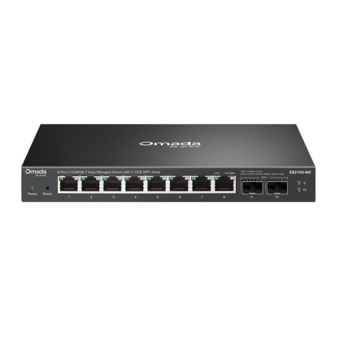 Switch Gestionable Tp-link Omada Agile Es210x-m2 8x2.5gb Lan 2x10gb Sfp+ Easy Managed Centralized 