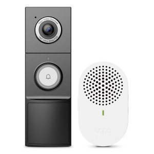 Videoportero Tp-link Tapo D235 Wi-fi Bateria cable 2k 5mp Vision Nocturna Color Ia Timbre Ip66 