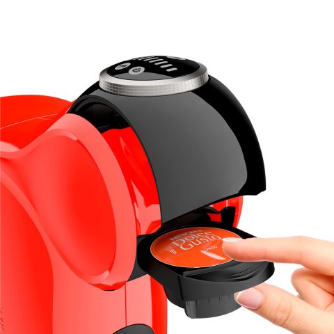 Cafetera Delonghi Edg315r Genio Plus Roja Capsulas Dolce Gusto 1460w 15 Bares Automatica Dep. 0.8l