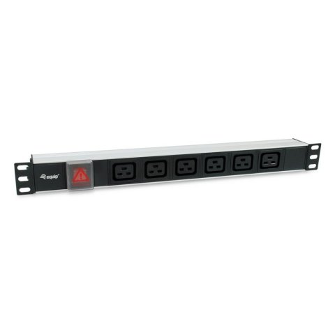 Regleta Rack 19" 1u Equip 6 Tomas C19 Con Interruptor Conector Iec20 333319