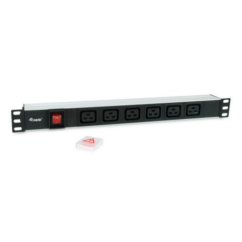 Regleta Rack 19" 1u Equip 6 Tomas C19 Con Interruptor Conector Iec20 333319