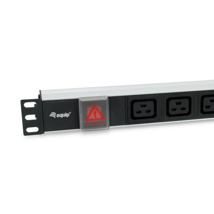 Regleta Rack 19" 1u Equip 6 Tomas C19 Con Interruptor Conector Iec20 333319