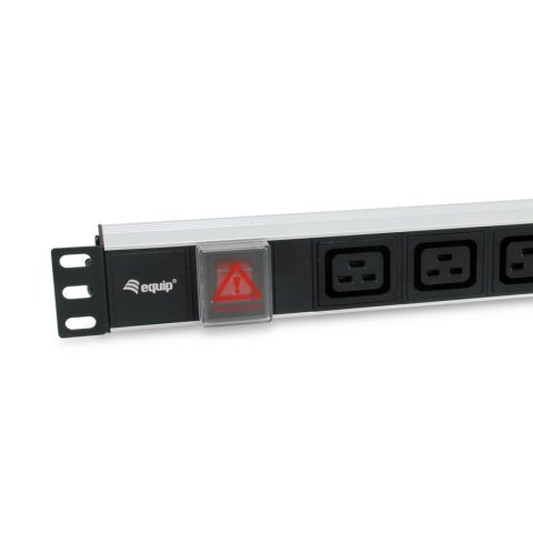 Regleta Rack 19" 1u Equip 6 Tomas C19 Con Interruptor Conector Iec20 333319