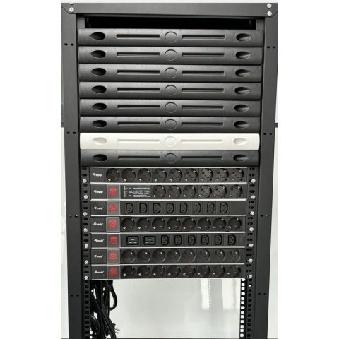 Regleta Rack 19" 1u Equip 6 Tomas C19 Con Interruptor Conector Iec20 333319