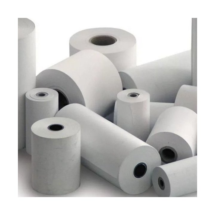 Pack De 8 Rollos De Papel Termico De 80x80mm Libre De Bisfenol A