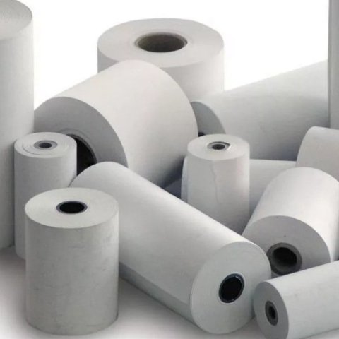 Pack De 8 Rollos De Papel Termico De 80x80mm Libre De Bisfenol A