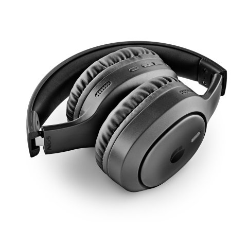 Headset Bluetooth Ngs Artica Tempest Black Diadema Mic Negro Reproduccion 80h Carga Usb-c