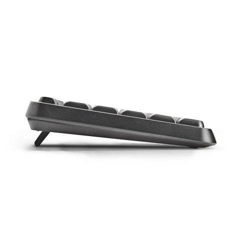 Teclado Ngs Funky V4 Cable Usb-a 104 Teclas Silenciosas Resistente A Derrames Color Negro