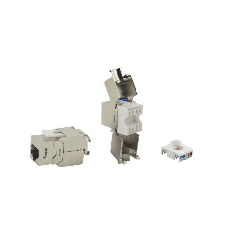 Kit 8 Uds Conector Hembra Rj45 Utp Cat6a Tool Free 769222