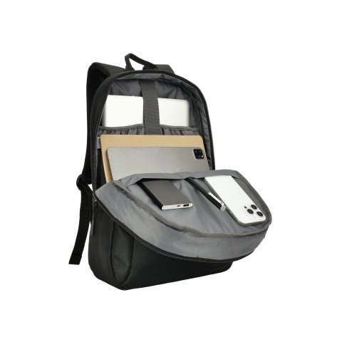 Mochila Para Portatil Conceptronic Caedix01b Hasta 15.6" Multi Compartimentos Material Reciclado Negro