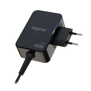 Cargador Usb Gan Approx 45w Cable Usb-c Soldado 1.8m Pd...