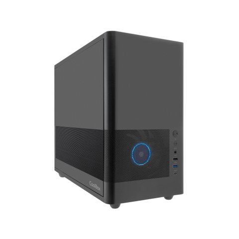 Caja Micro Atx Coolbox Mp2 Frontal Rejilla Disipador Max 160mm Gpu Max 350mm Negro