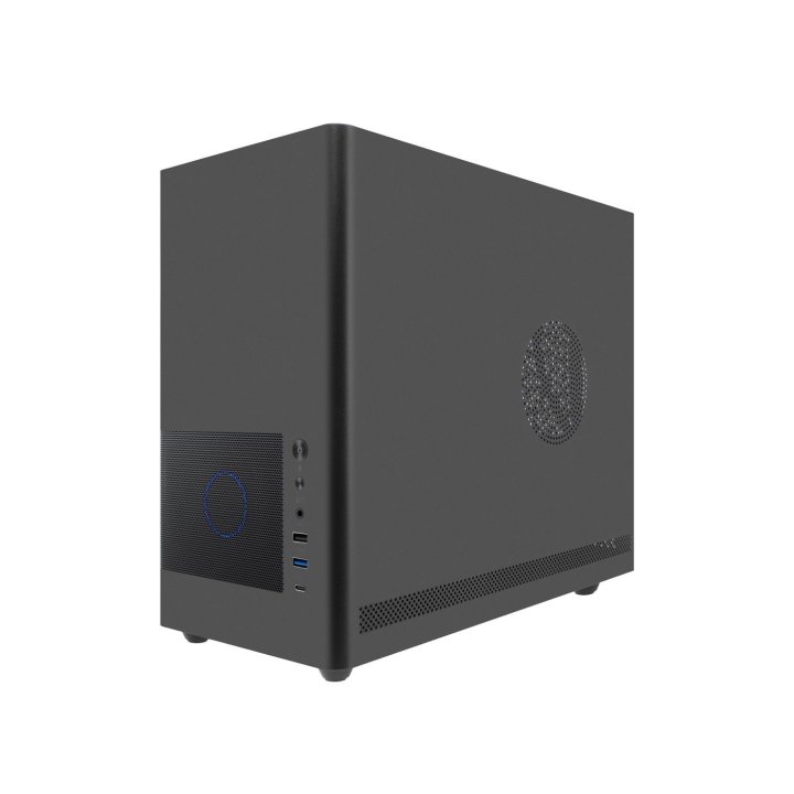 Caja Micro Atx Coolbox Mp2 Frontal Rejilla Disipador Max 160mm Gpu Max 350mm Negro