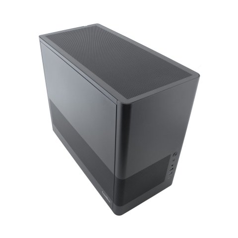 Caja Micro Atx Coolbox Mp2 Frontal Rejilla Disipador Max 160mm Gpu Max 350mm Negro
