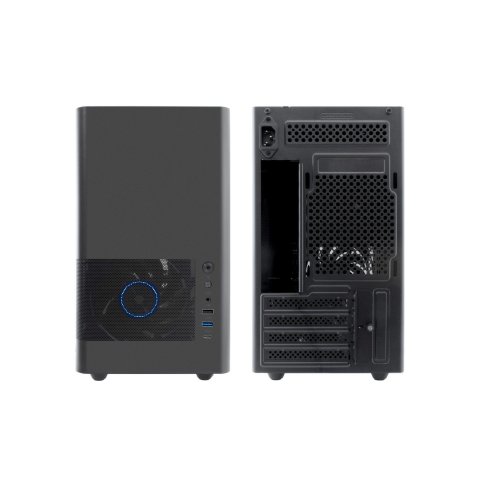 Caja Micro Atx Coolbox Mp2 Frontal Rejilla Disipador Max 160mm Gpu Max 350mm Negro