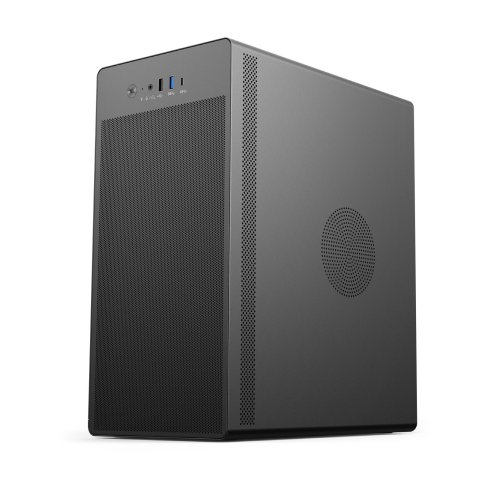 Caja Micro Atx Coolbox M100 Frontal Rejilla Disipador Max 160mm Gpu Max 300mm Negro