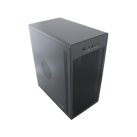 Caja Micro Atx Coolbox M100 Frontal Rejilla Disipador Max 160mm Gpu Max 300mm Negro