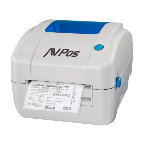 Tpv Impresora De Etiquetas Avpos E49 108mm Conexion Usb Lan Velocidad 102mm s 300 Dpi