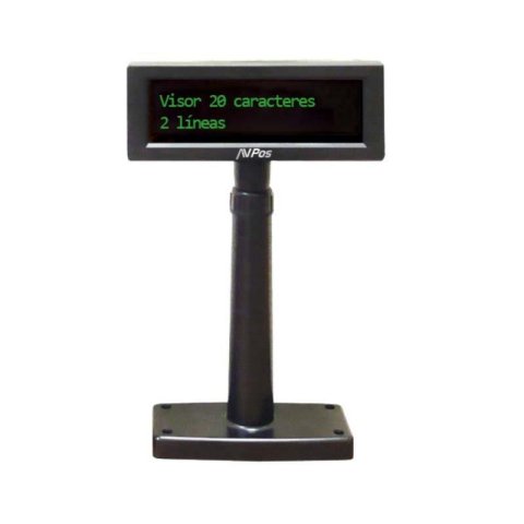 Visor Tpv Avpos Vfd220 Vfd 2 Lineas 20 Caracteres Interfaz Usb Rs232 Negro Brillo 500-1000cd m2