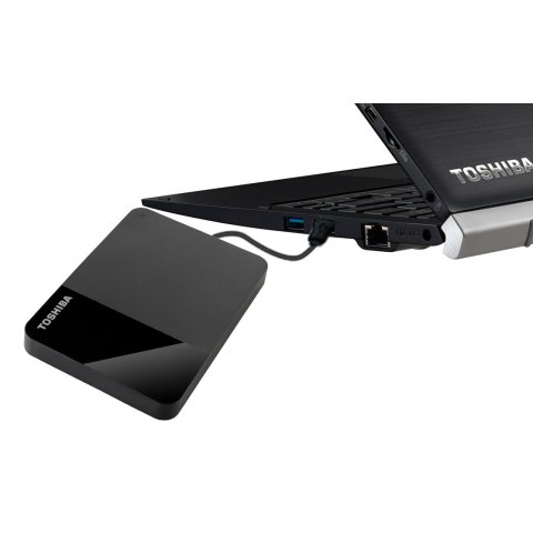 Disco Duro Externo Toshiba Canvio Ready 1tb 2.5" Usb 3.2 Black Hdtp310ek3aa