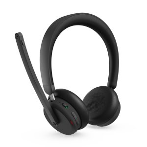 Headset Lenovo Bluetooth Wireless Anc Headset 6550 Negro Con Microfono Usb-a Teams 2