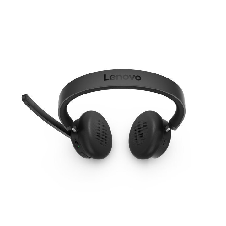 Headset Lenovo Bluetooth Wireless Anc Headset 6550 Negro Con Microfono Usb-a Teams
