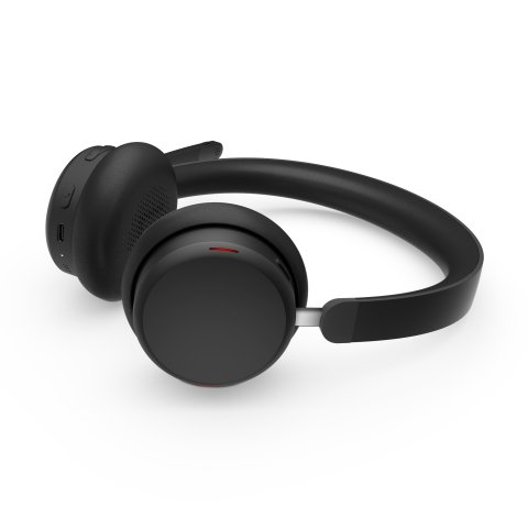 Headset Lenovo Bluetooth Wireless Anc Headset 6550 Negro Con Microfono Usb-a Teams