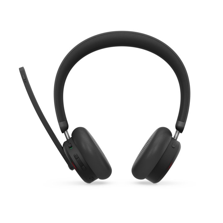 Headset Lenovo Dual-mode Wireless Anc Headset 6550 Negro Con Microfono Bluetooth Receiver Usb-c Teams