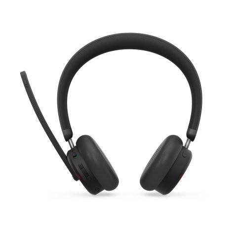 Headset Lenovo Dual-mode Wireless Anc Headset 6550 Negro Con Microfono Bluetooth Receiver Usb-c Teams