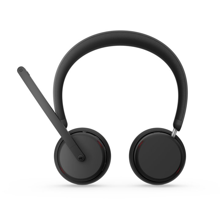 Headset Lenovo Dual-mode Wireless Anc Headset 6550 Negro Con Microfono Bluetooth Receiver Usb-c Teams