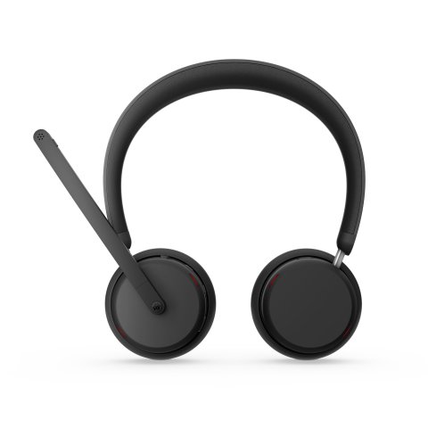 Headset Lenovo Dual-mode Wireless Anc Headset 6550 Negro Con Microfono Bluetooth Receiver Usb-c Teams