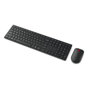 Teclado Y Mouse Lenovo Wireless Multi-mode Pro Combo 6000 Negro Inalambrico 2.4ghz Bt Receptor Usb-a 2