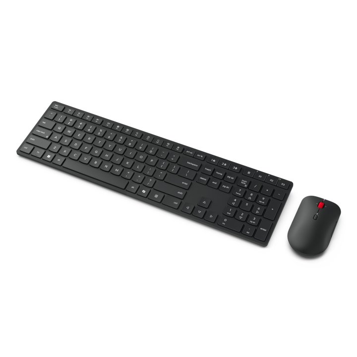 Teclado Y Mouse Lenovo Wireless Multi-mode Pro Combo 6000 Negro Inalambrico 2.4ghz Bt Receptor Usb-a