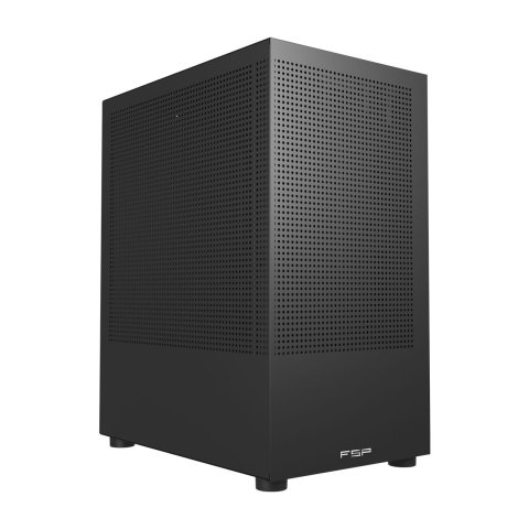 Caja Micro Atx Fsp S110 Frontal Rejilla Disipador Max 160mm Gpu Max 285mm Negro